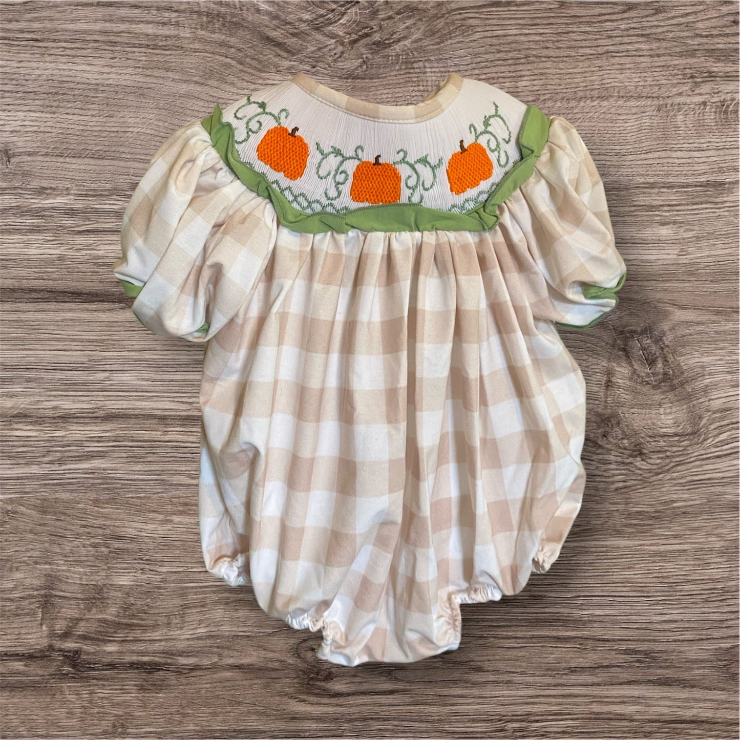 Smocked Pumpkin Bubble