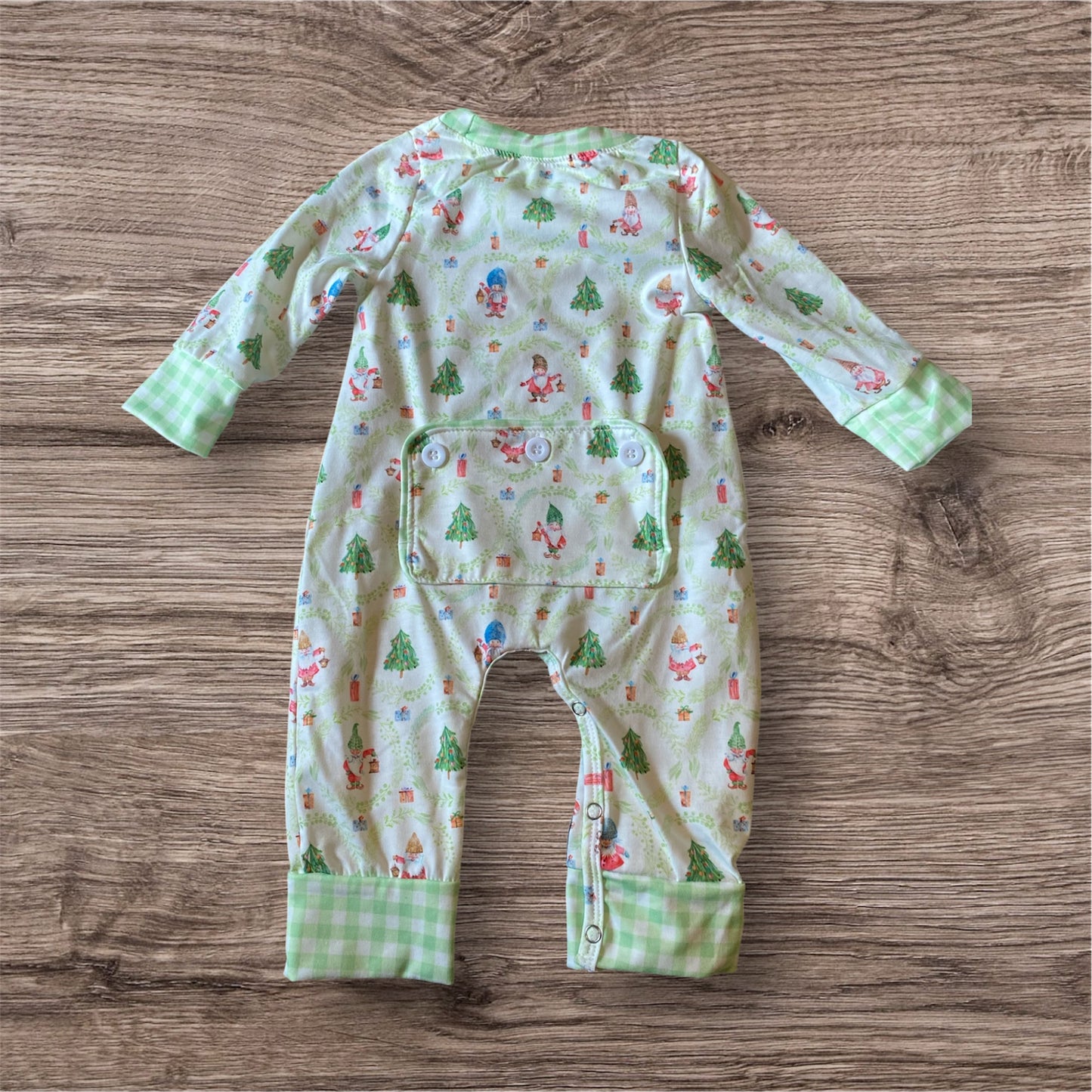 Green Christmas Romper