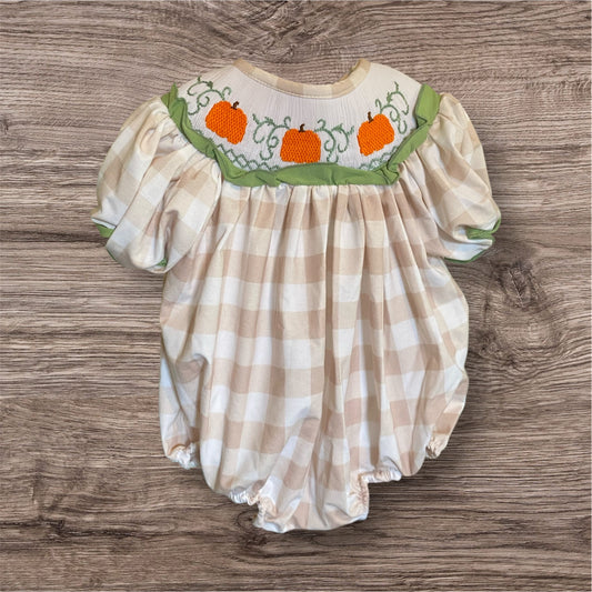 Smocked Pumpkin Bubble