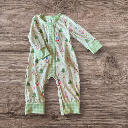 Green Christmas Romper